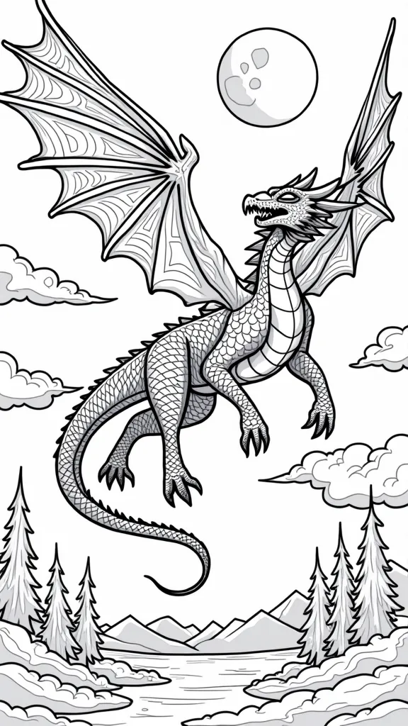 night fury coloring page